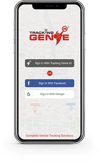 Tracking Genie Login Screen
