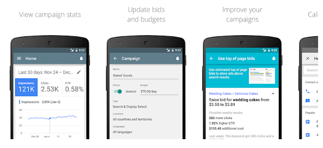 Google Adwords App