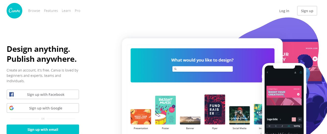 Canva Web App