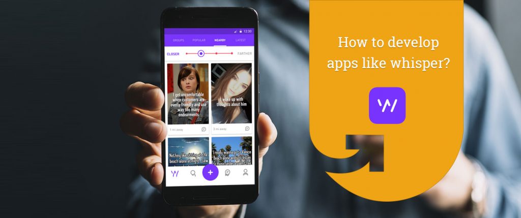 How to develop apps like whisper?