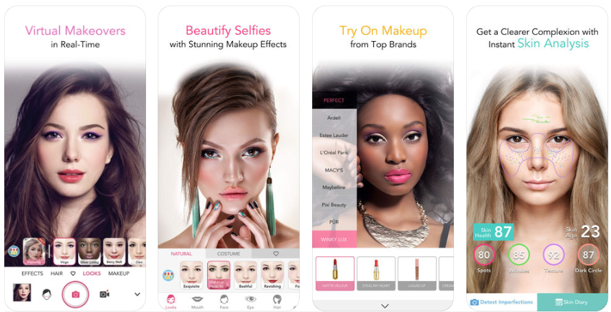 YouCam Makeup App