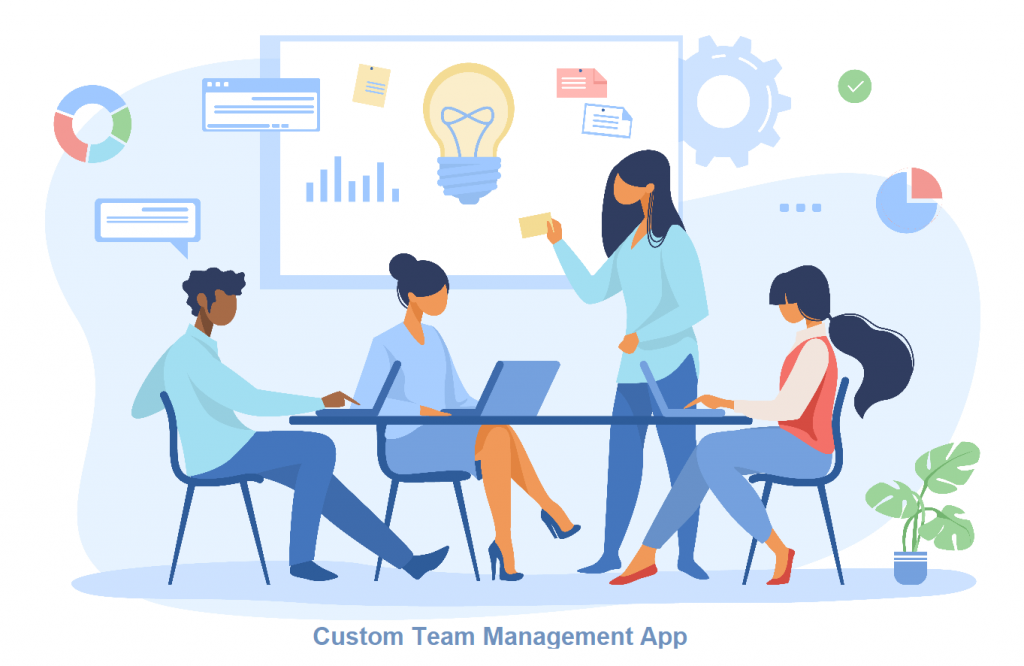 Custom Team Management App