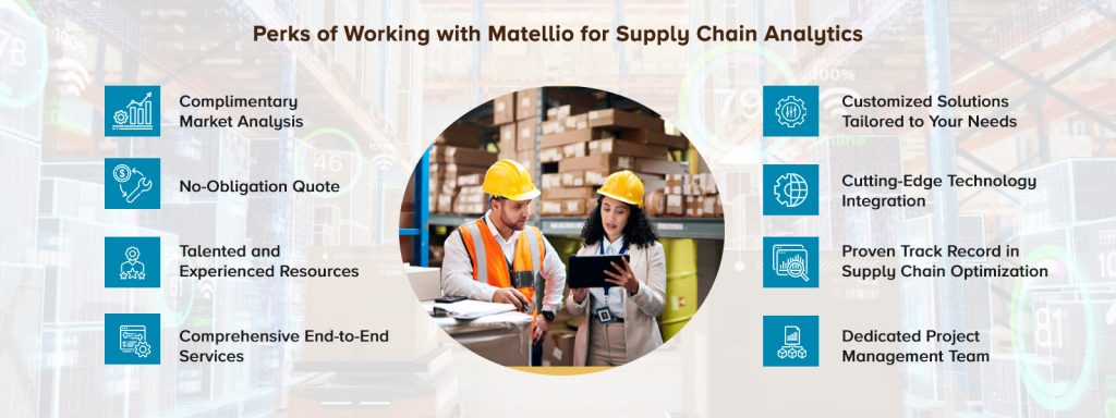 Perks of Working with Matellio for Supply Chain Analytics 