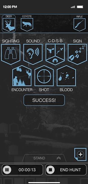 Hunt App Screen 2