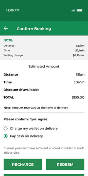 Delivery App Screen 5