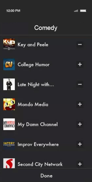 Streaming App Screen 5